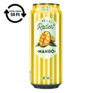 Alkoholmentes sör PÉCSI RADLER mangó 0,0% 500 ml DRS