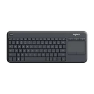 Billentyűzet vezeték nélküli LOGITECH K400 Plus Touchpad fekete