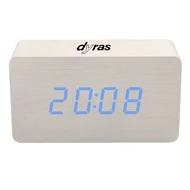 Ébresztőóra DYRAS ALCL-002WH fehér