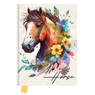 Emlékkönyv JUNIOR Horse szív alakú lakattal