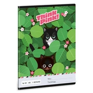 Füzet vonalas ARS UNA A/5 32 lapos 16-32 2. osztályos Think Pink