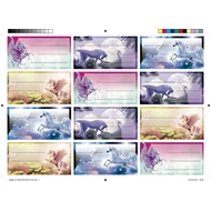 Füzetcímke Z mintás