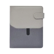 Gyűrűs kalendárium SATURNUS M229 sárga lapos szürke-szürke műbőr 2026.