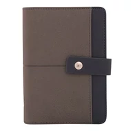 Gyűrűs kalendárium SATURNUS S426 fehér lapos szürke-kék műbőr 2026.