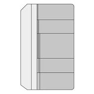 Gyűrűs kalendárium betét SATURNUS S335 névjegytartó