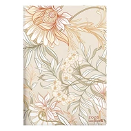 Határidőnapló LIZZY CARD B/5 heti szivacsos Beige flowers 2026.