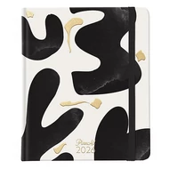 Határidőnapló PLANALL New Classic B/5 heti keményfedelű gumis Canvas 2026.