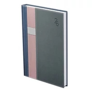 Határidőnapló TOPTIMER Vario V012 B/6 heti fehér lapos kék-rózsaszín-szürke 2026.