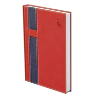 Határidőnapló TOPTIMER Vario V021 A/5 napi fehér lapos piros-kék 2026.