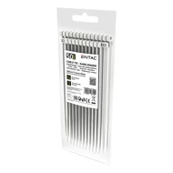 Kábelkötegelő-gyorskötöző ENTAC 200mm x 2,5mm fehér 50 darabos