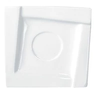 Kávéscsésze alj AMBITION Kubiko fehér 14 cm 6 darabos