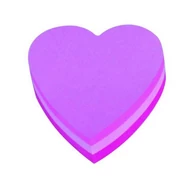 Öntapadós jegyzettömb 3M Post-it LP2007H 76x76mm szív 225 lap