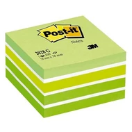 Öntapadós jegyzettömb 3M Post-it LP2028G 76x76mm aquarell zöld 450 lap