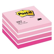 Öntapadós jegyzettömb 3M Post-it LP 2028P 76x76mm aquarell pink 450 lap