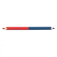 Postairón háromszögletű vastag piros-kék