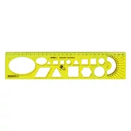 Sablon vonalzó OPTIMA fluor 30cm