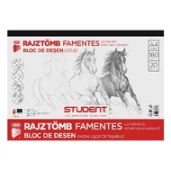 Rajztömb ICO Student A/4 20 lapos