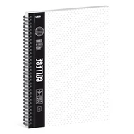 Spirálfüzet kockás ARS UNA College A/4 80 lapos fehér