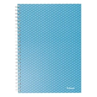 Spirálfüzet kockás ESSELTE A/5 80 lapos Colour Breeze kék