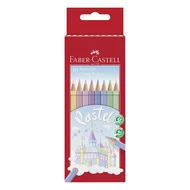 Színes ceruza FABER-CASTELL Pasztell hatszögletű 10 darabos