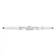 Szövegkiemelő kétvégű ZEBRA Mildliner fluorescent 1,4-4,0 mm kék