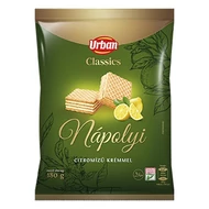 Töltött ostya URBAN Classic citromos 180 g