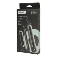 Univerzális vágókés DELI műanyag test különböző méret zöld 3 darabos