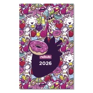 Zsebnaptár NEBULO A/6 heti papírborítós Coolicorn 2026.