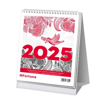 Asztali naptár FORTUNA BA21 holdfázissal 2026.