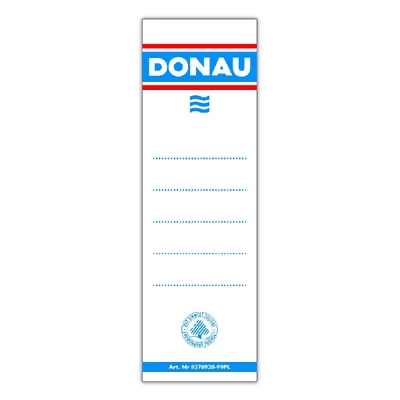Cserecímke iratrendezőhöz DONAU 54x153 cm öntapadós fehér