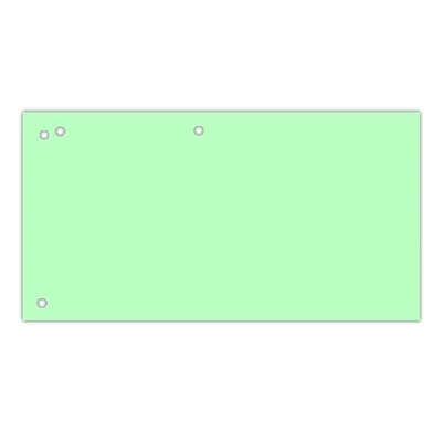Elválasztócsík DONAU 105x235 mm karton zöld 100 darabos