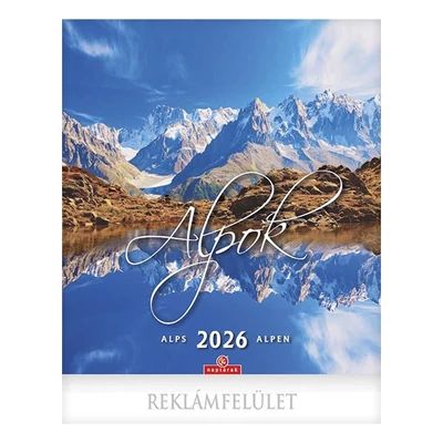 Falinaptár CSG 300x340mm álló Alpok 2026.