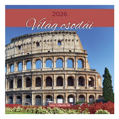 Falinaptár LIZZY CARD 300x600mm álló A világ csodái 2026.