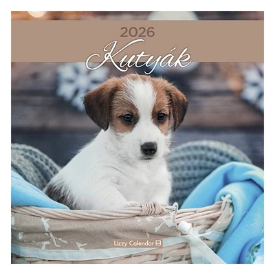 Falinaptár LIZZY CARD 300x600mm álló Kutyák 2026.