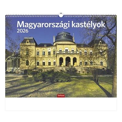 Falinaptár TOPTIMER T093 420x310mm fekvő Magyarországi kastélyok 2026.