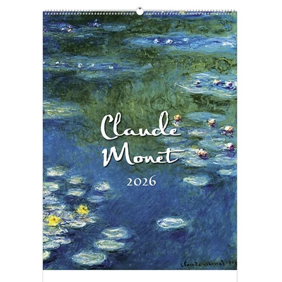 Falinaptár TOPTIMER T096 420x560mm álló Claude Monet 2026.