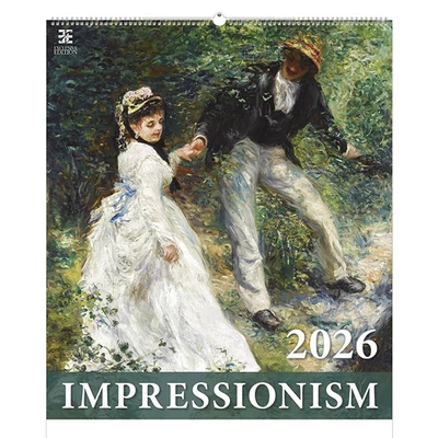 Falinaptár TOPTIMER T096 420x560mm álló Impresszionisták 2026.