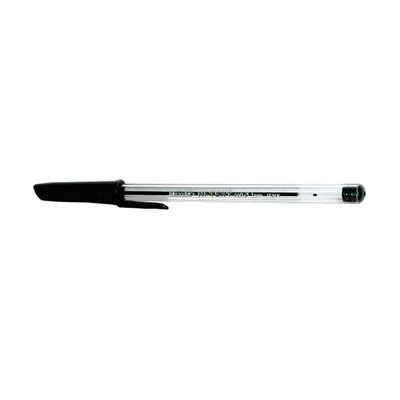 Golyóstoll eldobható kupakos 0,7mm fekete