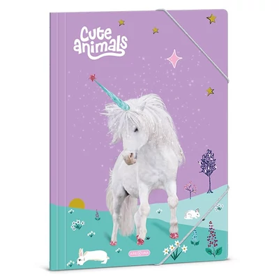 Gumis mappa ARS UNA A/4 Cute Animals-Unicorn