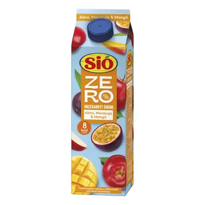 Gyümölcslé SIÓ Zero Alma-Mangó-Maracuja 20% 1L
