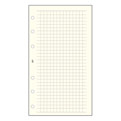 Gyűrűs kalendárium betét SATURNUS S327 négyzethálós jegyzetlap sárga lapos