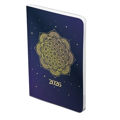 Határidőnapló TOPTIMER Joy Flexi F012 B/6 heti fehér lapos Mandalás 2026.