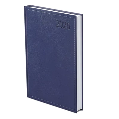 Határidőnapló TOPTIMER Traditional T021 A/5 napi fehér lapos kék 2026.