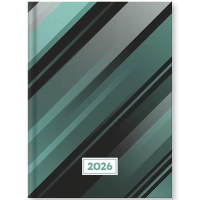 Határidőnapló VECTRALINE Csíkos B/6 heti fehér lapos 2026.
