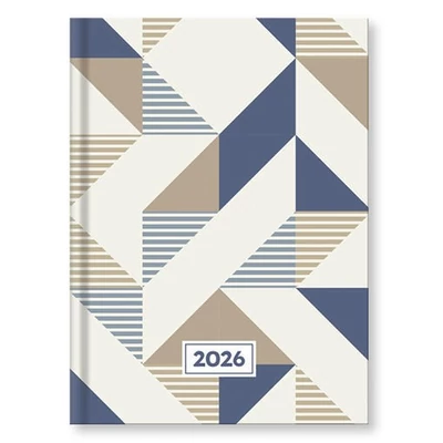 Határidőnapló VECTRALINE Geometria B/6 heti fehér lapos 2026.