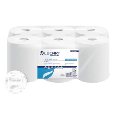 Kéztörlő tekercses LUCART Strong 14cm 59 m 255 lap fehér 2 rétegű 861093