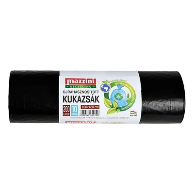 Szemeteszsák MAZZINI 200L újrahasznosított erős 10 darabos