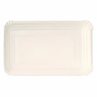 Papírtálca szögletes eldobható 130x205 250 darabos
