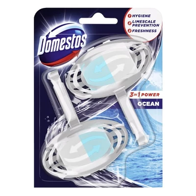 Toalett öblítő DOMESTOS 3in1 Ocean kosaras 2x35 g