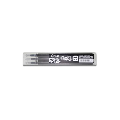 Tollbetét roller PILOT Frixion Clicker/Ball radírozható 0,25 mm fekete 3 darabos